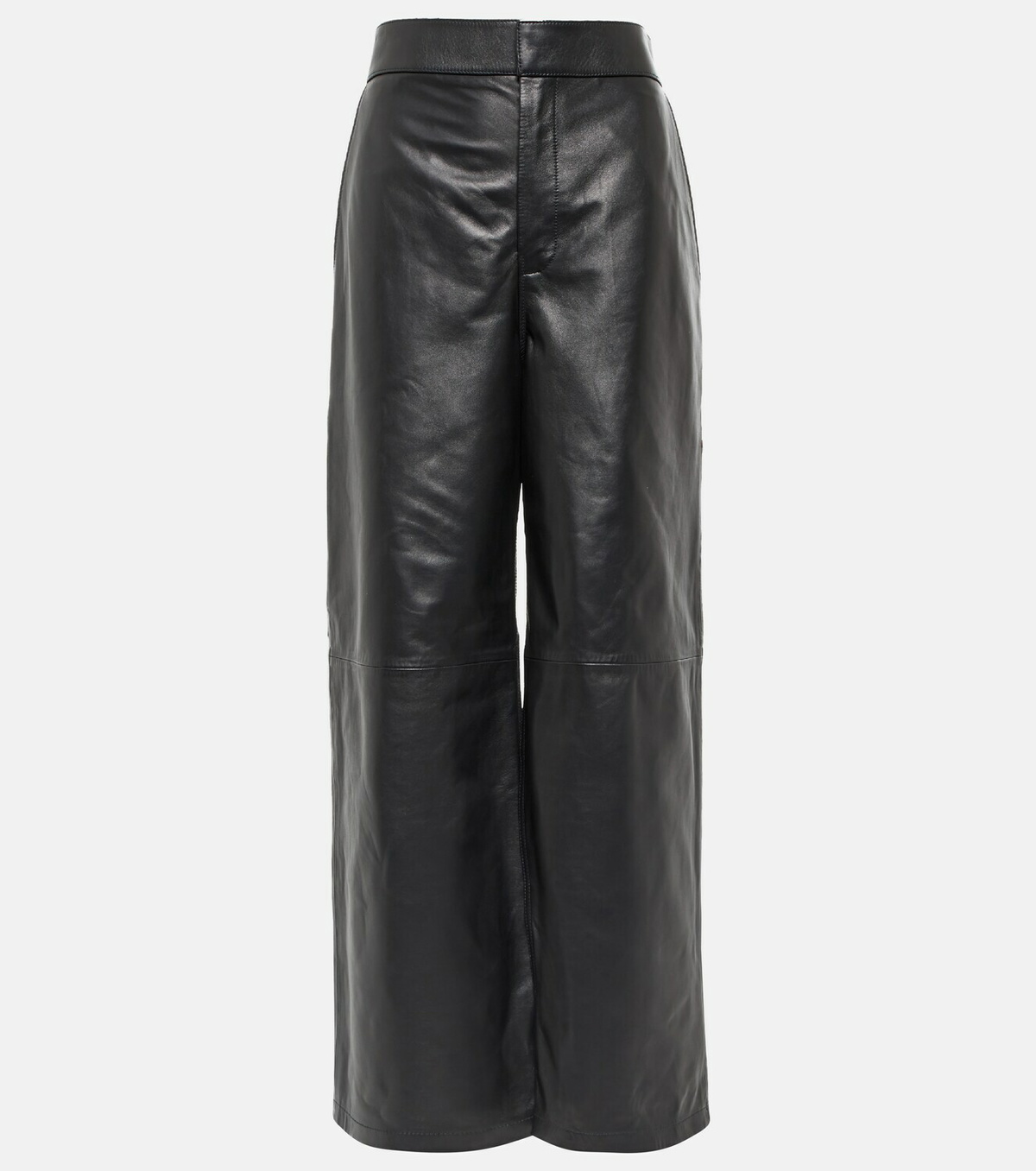 Loewe High-rise wide-leg leather pants Loewe
