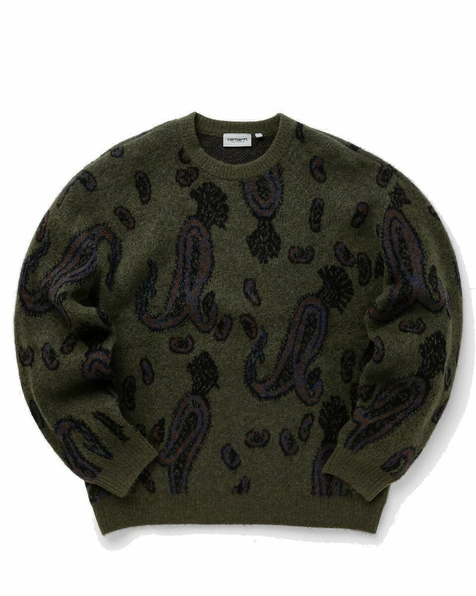 Photo: Carhartt Wip Medford Sweater Green - Mens - Pullovers