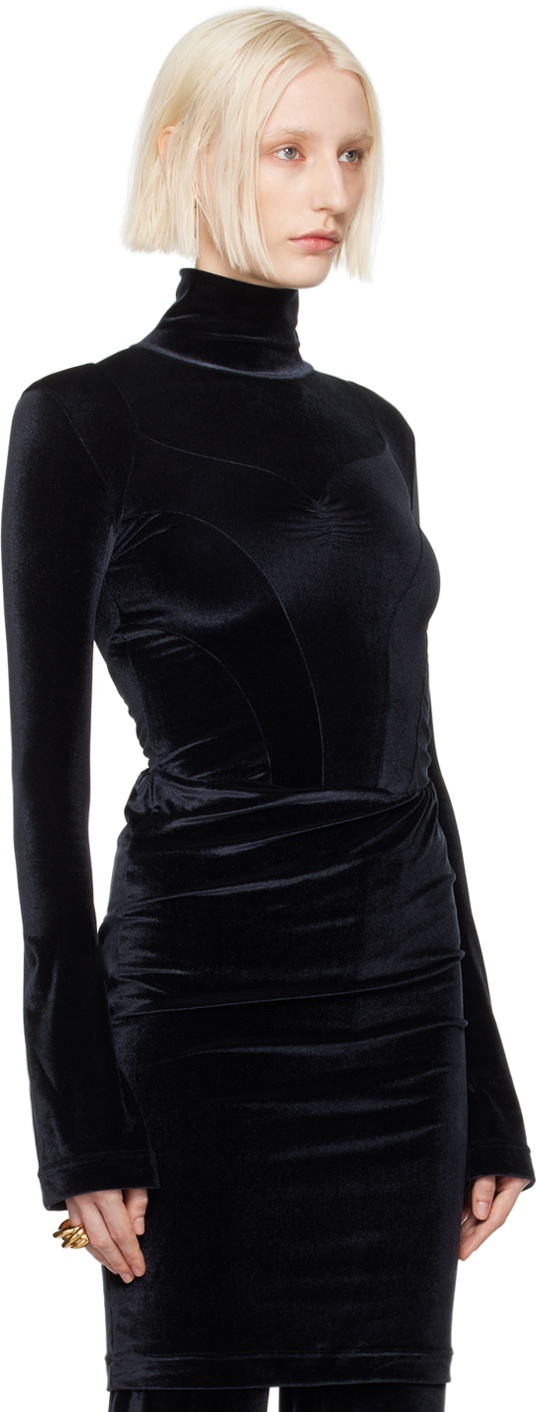 ALAINPAUL Black Justaucorps Turtleneck