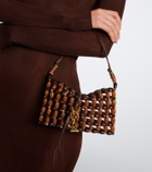 Saint Laurent Cassandre beaded shoulder bag