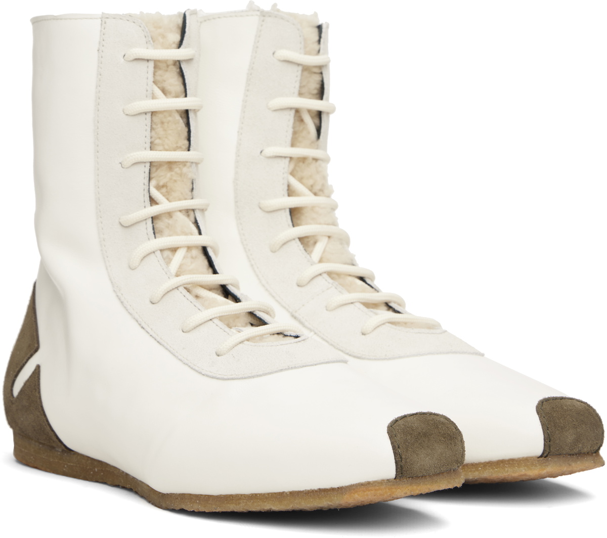 Stefan Cooke Off-White Slash Heel Boxer Sneakers