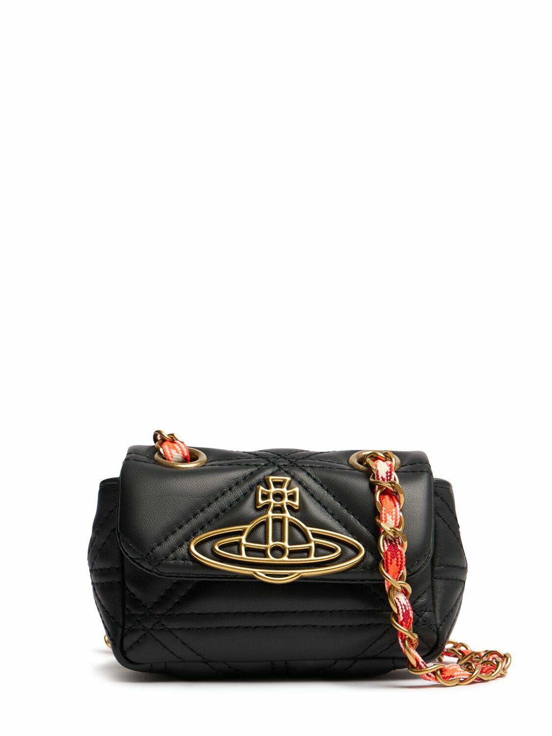 VIVIENNE WESTWOOD Vinnie Chain Silky Leather Bag Vivienne Westwood
