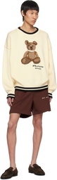 Palm Angels Off-White 'Bear in Mind' Sweater