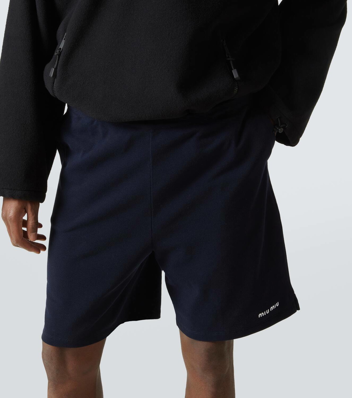 Miu Miu Jersey cotton Bermuda shorts