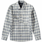 A.P.C. Men's Alex Check Shirt Jacket in Ecru