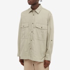 Snow Peak Men's Takibi Light Ripstop Shirt in Beige