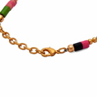 Palm Angels Women's PA Monogram Beads Bracelet in Multicolor 