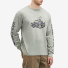 Brain Dead Men's Bio Dog Long Sleeve T-Shirt in Seagrass