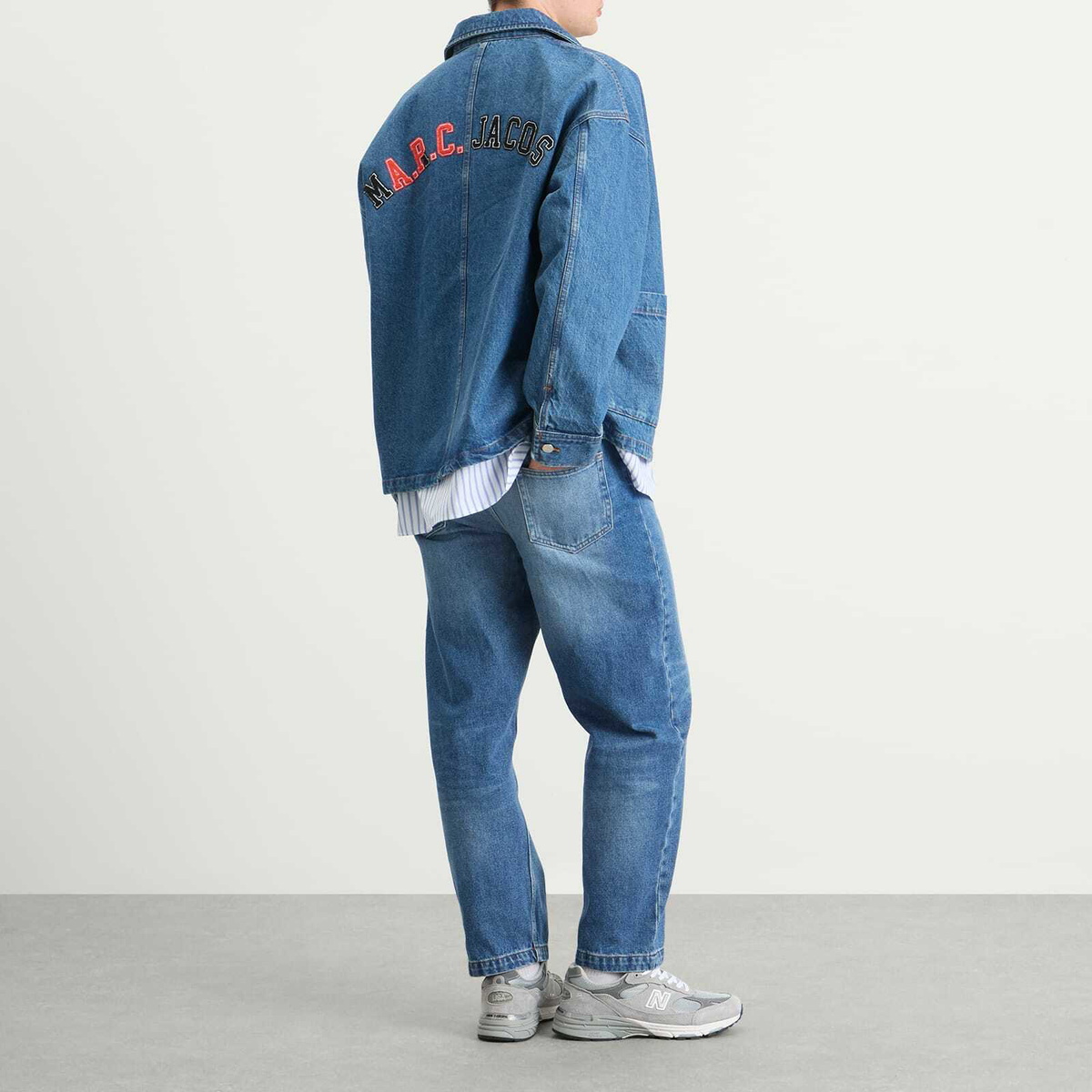 A.P.C. Men's x Marc Jacobs The Denim Jacket in Washed Indigo