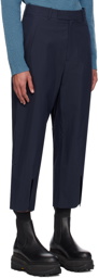 Craig Green Navy Vented Cuff Trousers