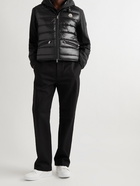 Moncler - Gui Slim-Fit Logo-Appliquéd Quilted Shell Down Gilet - Black