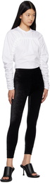 Noir Kei Ninomiya Black Elasticized Waistband Leggings