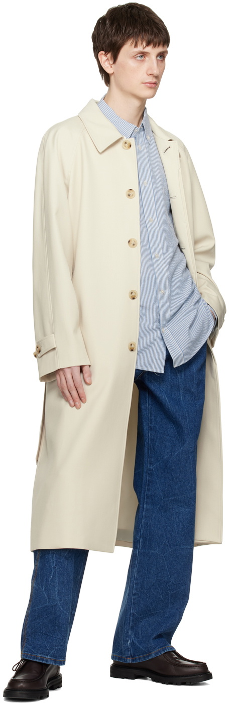 Dunst Beige Raglan Trench Coat