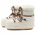 Moon Boot Women's Icon Low Faux Fur Boots in Cream