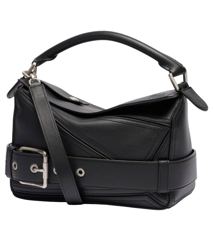 Photo: Loewe Puzzle Biker Small leather tote bag