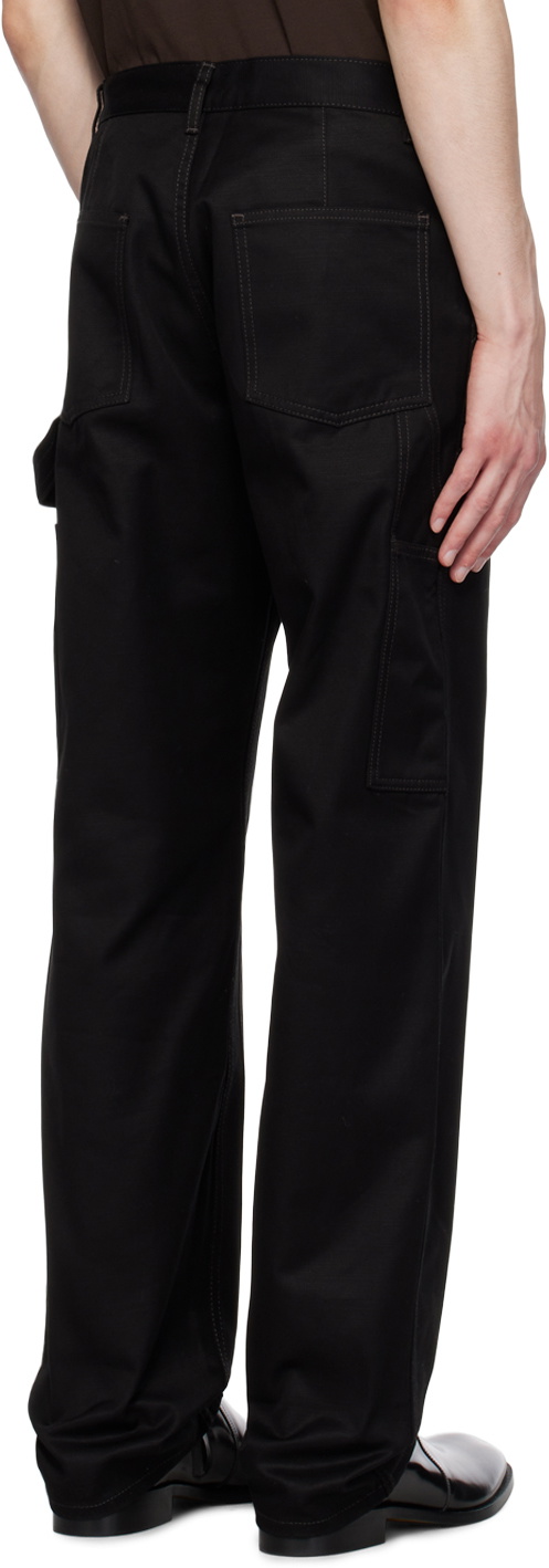 Filippa K Black Relaxed-Fit Trousers
