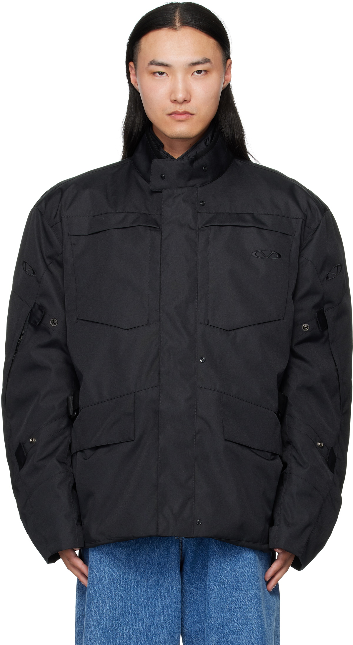 Vetements Blue Oversized Parka Vetements