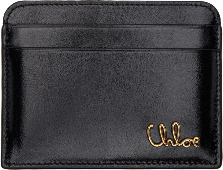 Photo: Chloé Black 'Chloé Iconic' Card Holder