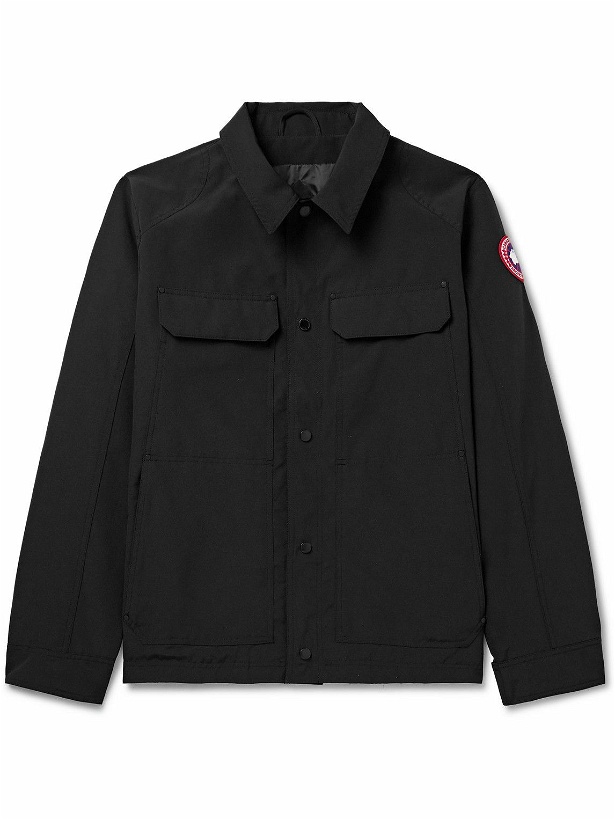 Photo: Canada Goose - Burnaby Logo-Appliquéd Arctic Tech® Chore Jacket - Black