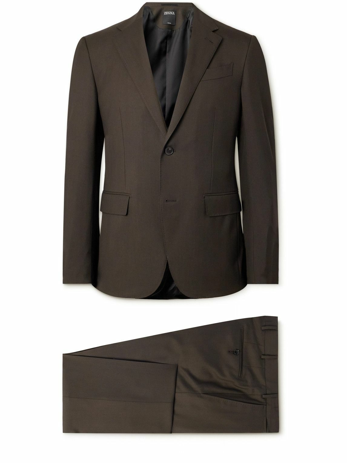 Zegna - Trofeo™ Wool-Twill Suit - Brown Zegna