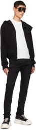 Rick Owens DRKSHDW Black Detroit Cut Jeans