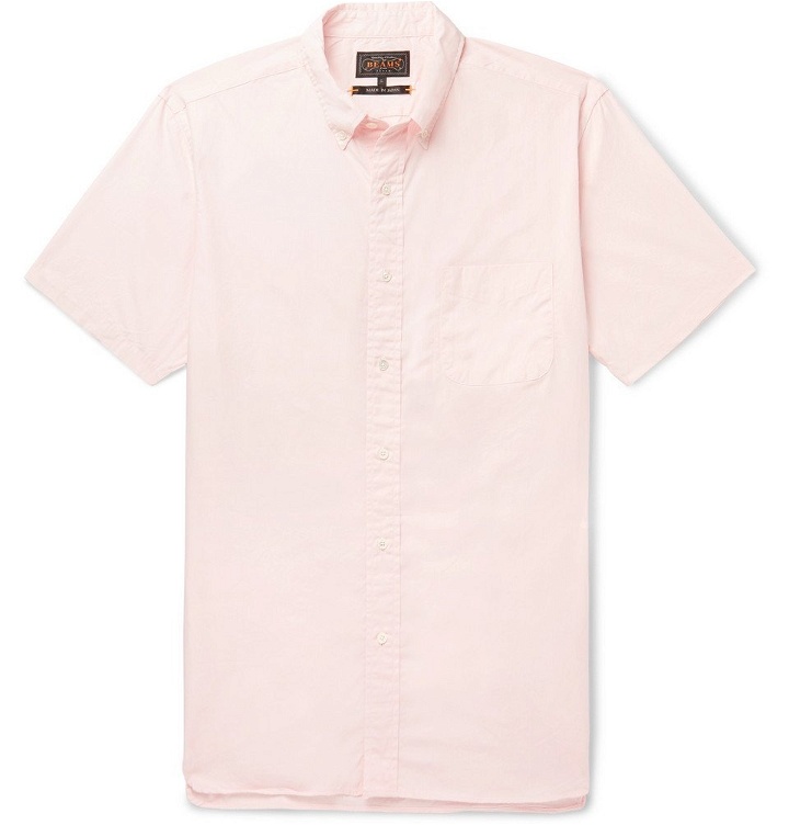 Photo: Beams Plus - Button-Down Collar Cotton Shirt - Pink