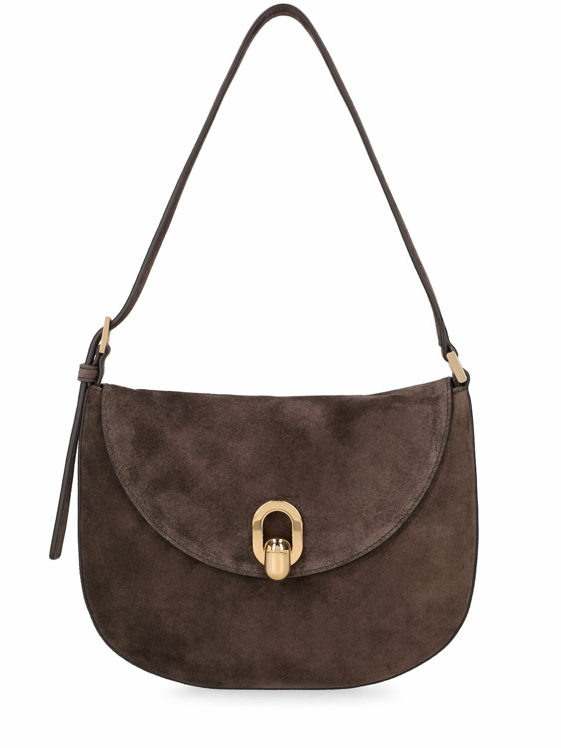 SAVETTE Small Tondo Suede Hobo Shoulder Bag Savette