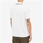 Fred Perry x Raf Simons Patch Polo Shirt in White