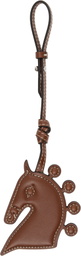 Max Mara Brown Horse Bag Charm