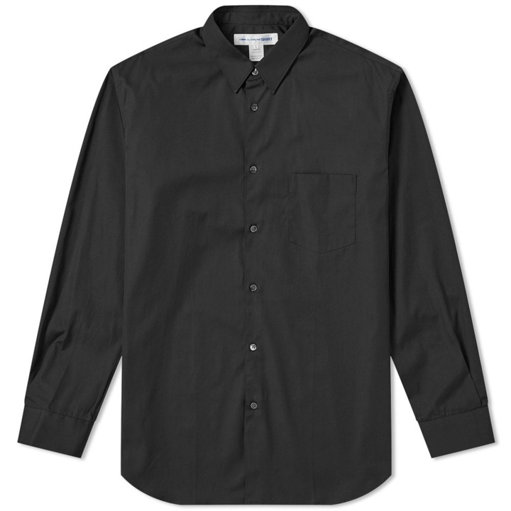 Photo: Comme des Garcons SHIRT Forever Classic Poplin Shirt Black