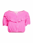 Loveshackfancy Womens Shirt Fuchsia