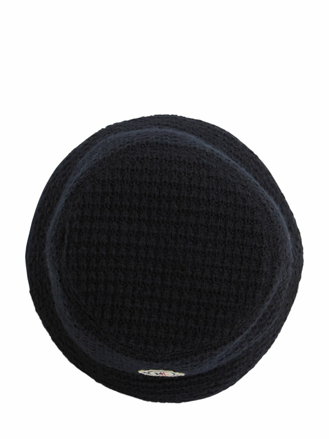 MONCLER Logo Bonded Virgin Wool Blend Bucket Hat MONCLER Logo Bonded Virgin Wool Blend Bucket Hat Moncler main image 2