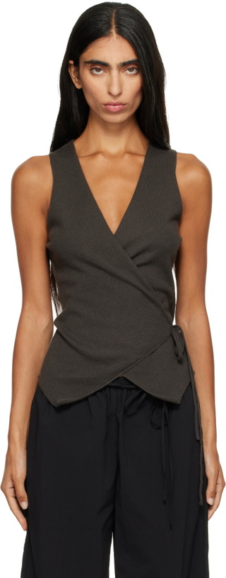 Photo: LISA YANG Khaki Nayi Top