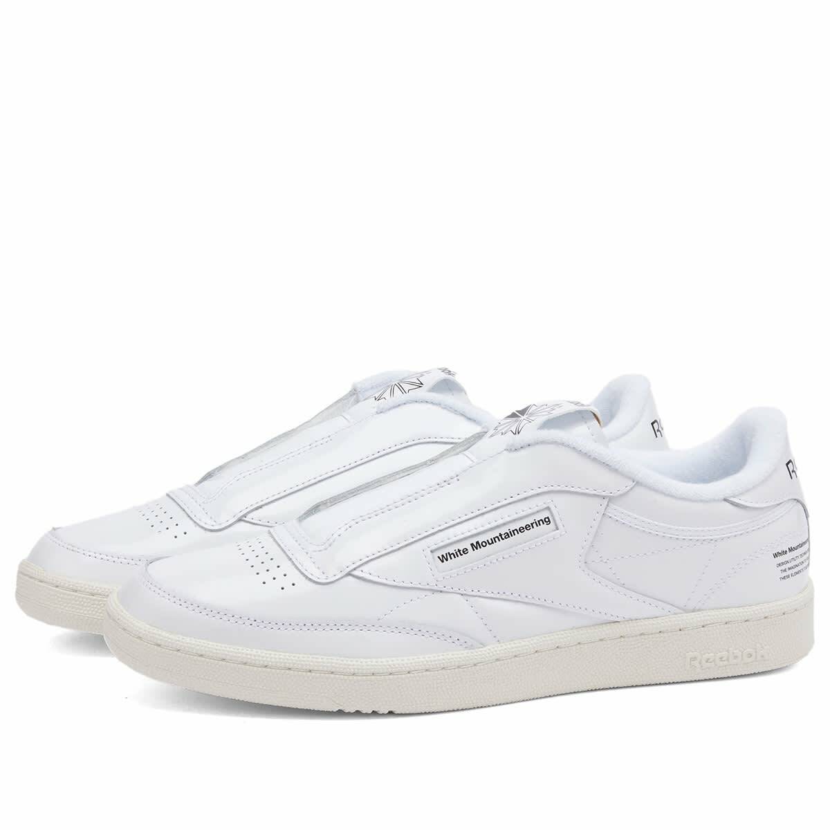 Reebok X White Mountaineering Club C 85 in White/Chalk/Black