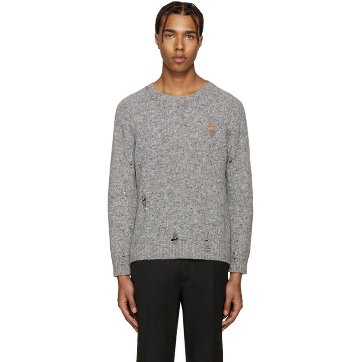 Photo: Marc Jacobs Grey Distressed Olympia Sweater