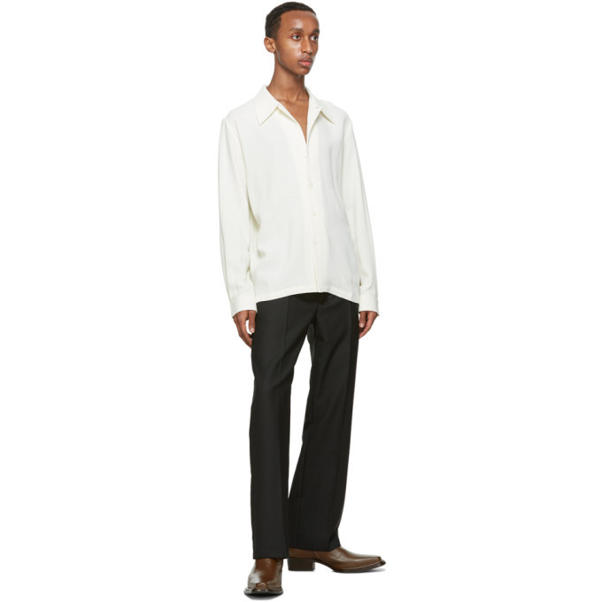 Sefr Off-White Wool Rampoua Shirt