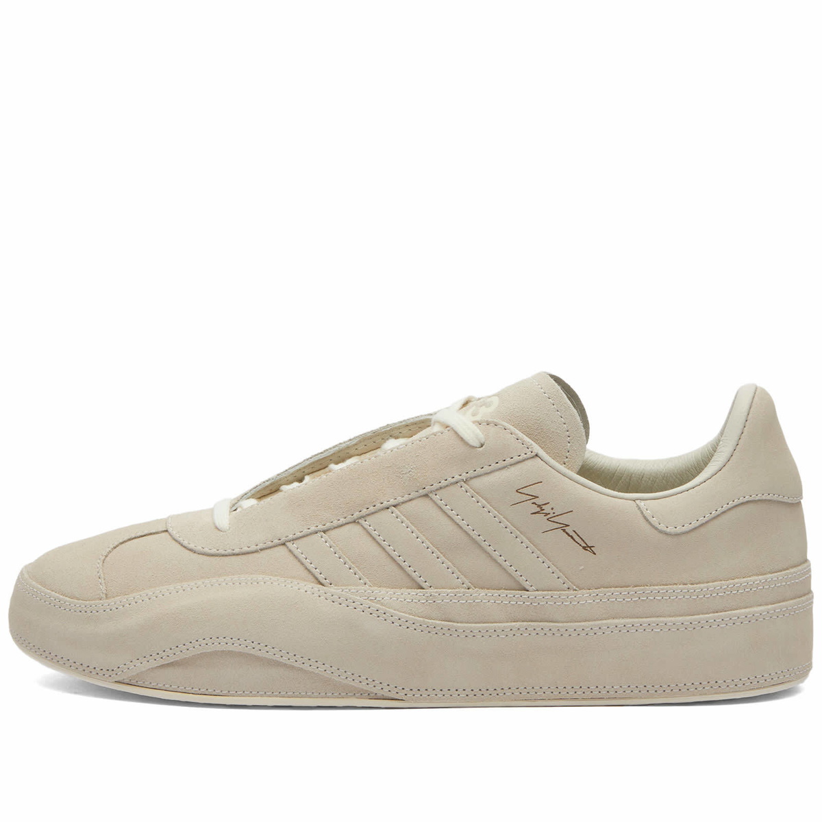 Y-3 Men's GAZELLE Sneakers in Off White Y-3