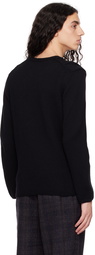 Comme des Garçons Homme Deux Black Crewneck Sweater