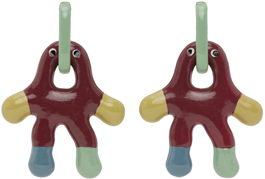 AVAVAV SSENSE Exclusive Multicolor Mini Old Lady Earrings