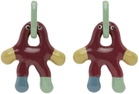 AVAVAV SSENSE Exclusive Multicolor Mini Old Lady Earrings