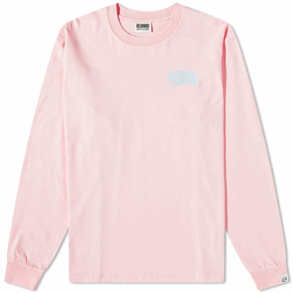 Billionaire Boys Club Men's Long Sleeve Small Arch Logo T-Shirt in Pink ...