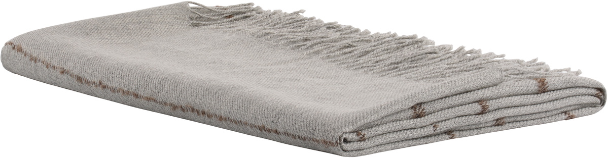 The Conran Shop Gray Classic Boucle Throw