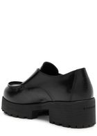 Givenchy Voyou Monk 50 Leather Loafers Black