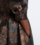 Simkhai Claravelle jacquard gown