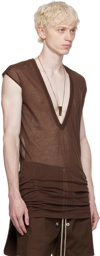 Rick Owens Brown Dylan T-Shirt