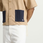 Adidas Men's Clot Ss Guayabera By Edison Chen in Warm Sandstone