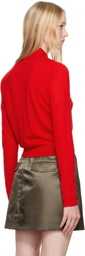 Sandy Liang Red Summers Cardigan