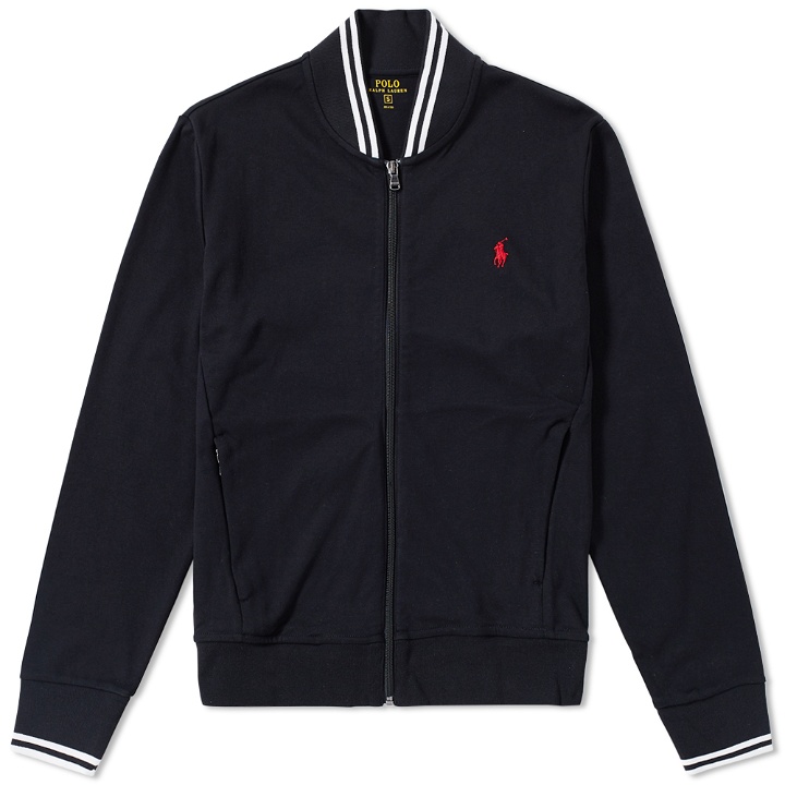 Photo: Polo Ralph Lauren Tipped Jersey Bomber Jacket