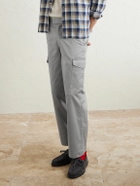 WTAPS - Straight-Leg Cotton-Blend Twill Trousers - Gray