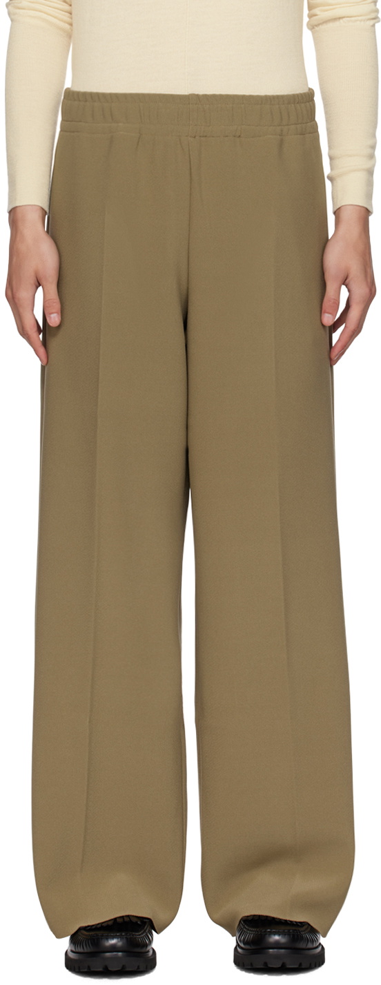 Birrot Khaki Drawstring Trousers